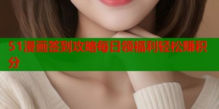 51漫画签到攻略每日领福利轻松赚积分